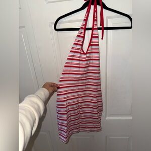 Wild Fable Red and White Striped Bag